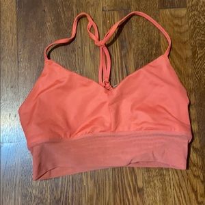 ALO Yoga pink sports bra